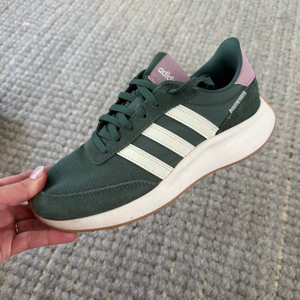 adidas Green and Pink Athletic Shoes